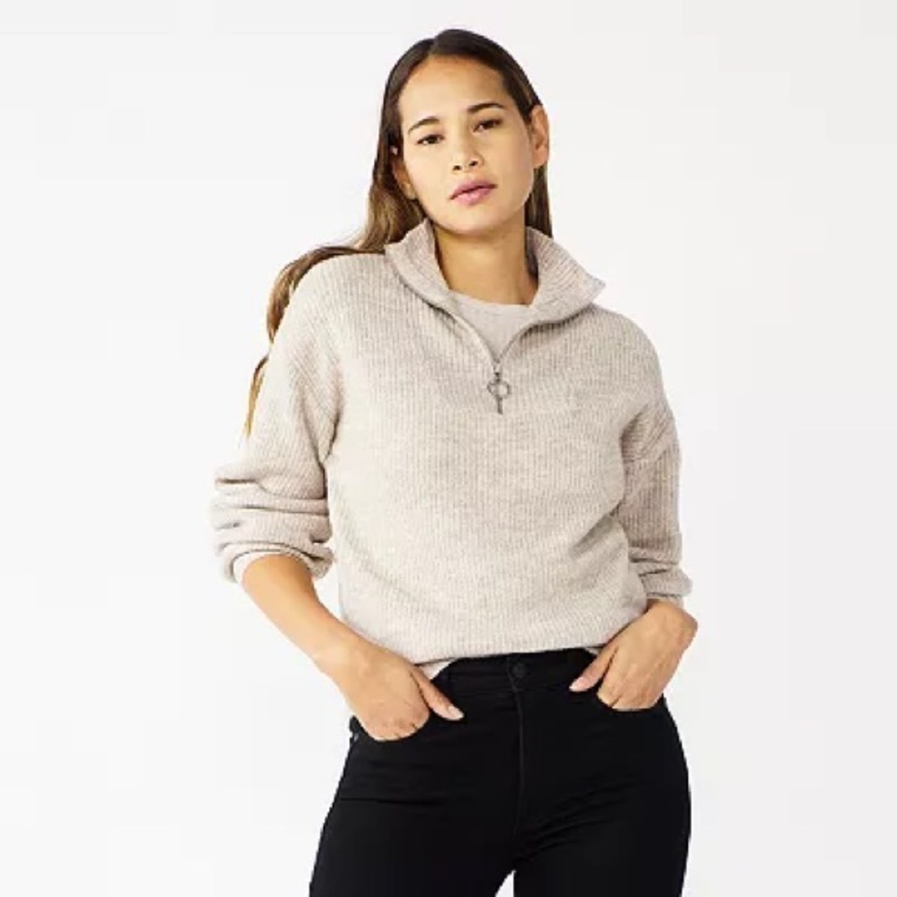 Nine West half zip sweater
